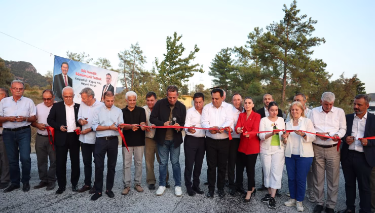 Kayadibi – kepez yol açılışında konuşan başkan aras “önemli olan halka dokunan projeler yapmak” 