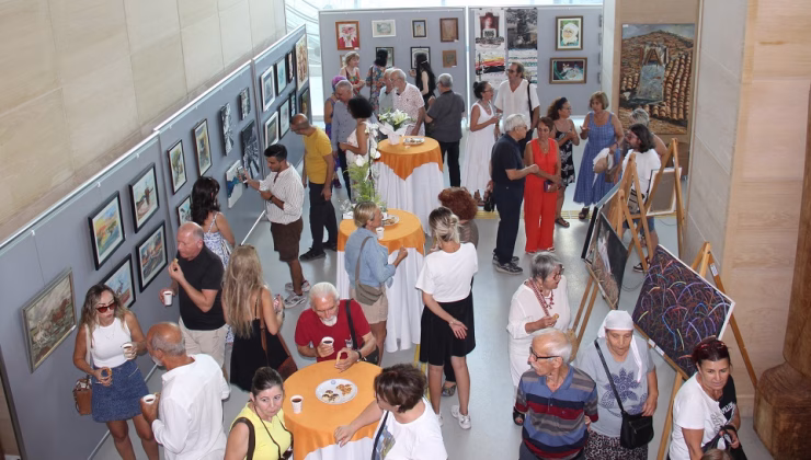 “yıllar sonra yeniden” karma resim sergisi 88 eser sergiliyor