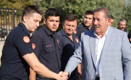 BAŞKAN TOPUZ İTFAİYE PERSONELİNİN HAFTASINI KUTLADI