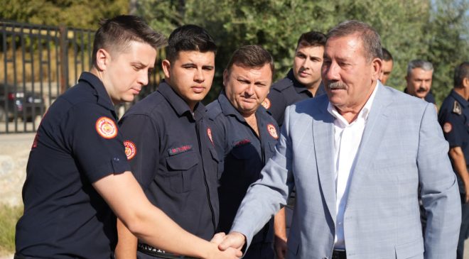 BAŞKAN TOPUZ İTFAİYE PERSONELİNİN HAFTASINI KUTLADI