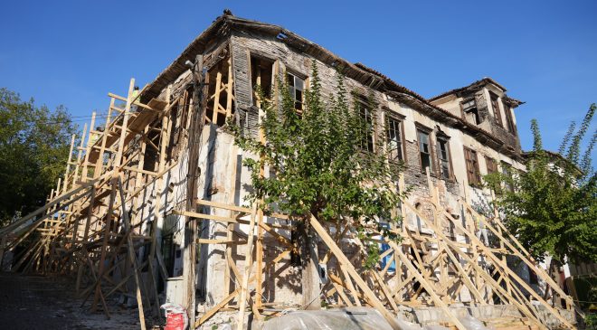 Mehmet Said Efendi Konağı’nda Restorasyon Çalışmaları Hız Kazandı