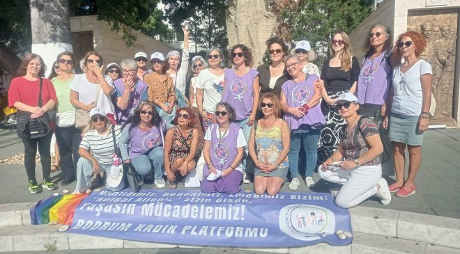 “BODRUM KADIN PLATFORMU” 11. YARGI PAKETİNİN KARŞISINDA