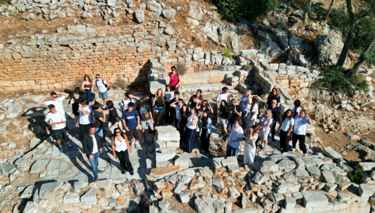 Erasmus öğrencileri pedasa antik kenti’ni keşfetti