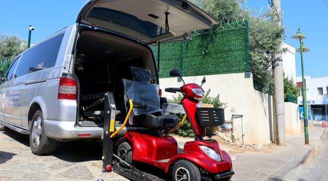 Bodrum Belediyesi Sosyal Hizmetler Bürosu Vatandaşlara Akülü Sandalye, Bakım ve Onarım Desteği Veriyor