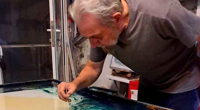 Türk ebru geleneğinin modern yorumu Reng-i Su Sergisi Hollanda’da Kapılarını Açtı