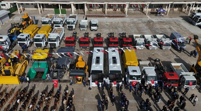 Muğla Büyükşehir Belediyesi Hizmet Filosunu 170 Yeni Araçla Güçlendirdi