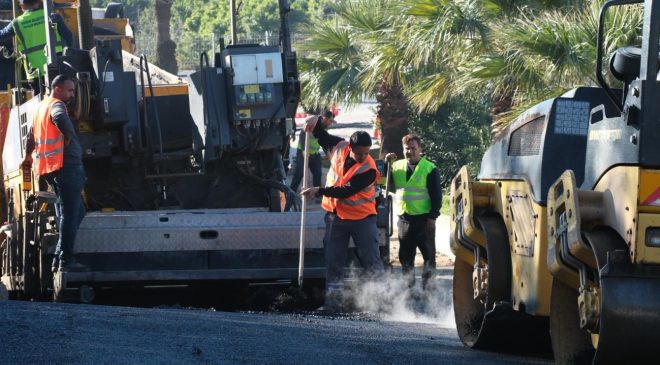 Bodrum Belediyesinden Üstyapı Çalışmaları