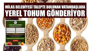 Çiftçilere 170 çeşit 54 bin 312 Paket Yerel Tohum 