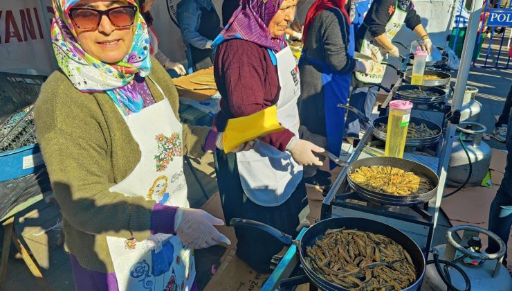 Bodrum’da 3 Ton Hamsi Festivalde Oynadı.