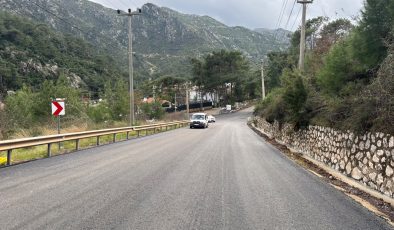 Muğla Büyükşehir, İçmeler–Asparan–Turunç Yol Ayrımını Yeniledi