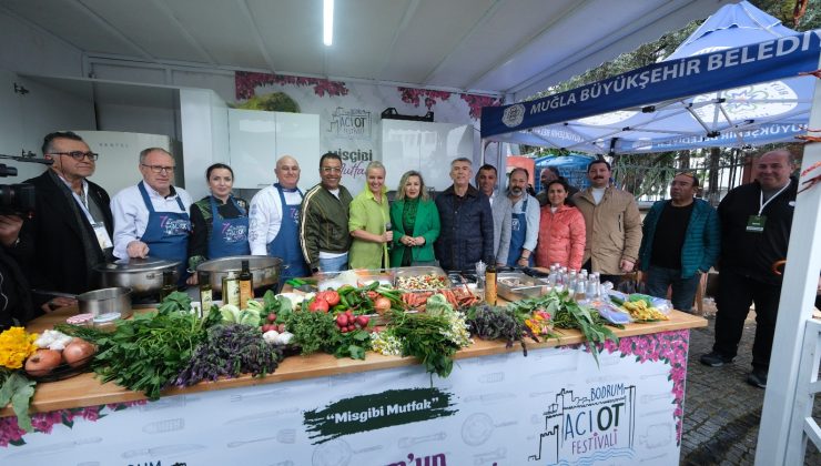 Bodrum acı ot festivali 2026 yağmura rağmen yoğun i̇lgiyle başladı