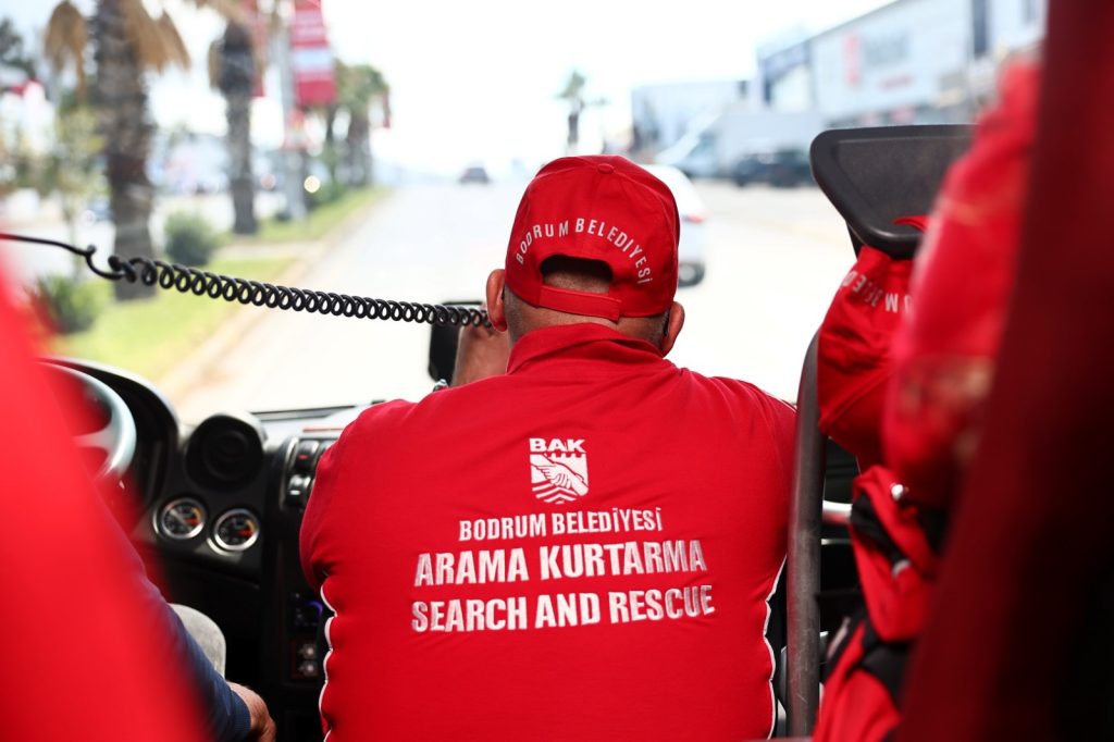 Bodrum belediyesi bak ekibi afad akreditasyon 2