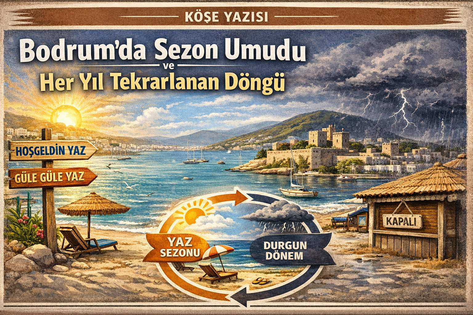 Bodrumda sezon umudu ve her yil tekrarlanan dongu