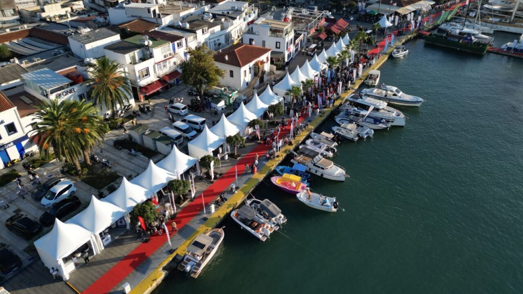 Bodrum boat show fuarinda luks yatlar