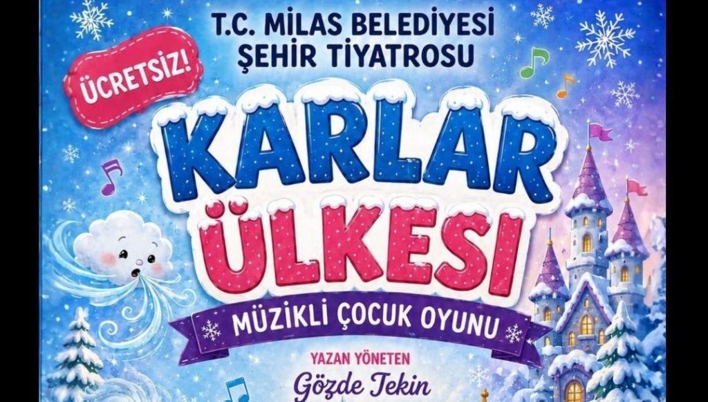 Mi̇las'ta hafta sonu çocuklar ti̇yatroya doyacak 1 Milas tiyatro 1 e1781776793628