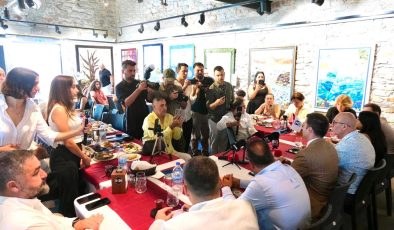Bodrum belediyesi 24 temmuz basın özgürlüğü i̇çin mücadele günü’nde basın mensuplarıyla bir araya geldi