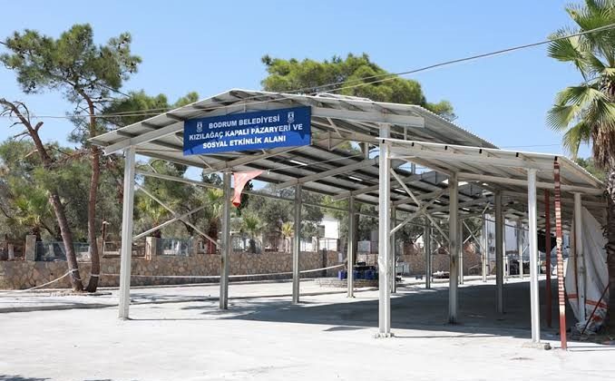 Kızılağaç Kapalı Pazar Yeri ve Sosyal Etkinlik Alanı’nda 2. Etap Tamamlandı