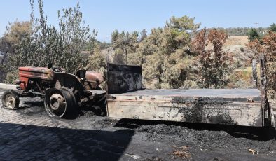Yangında Hayvanlarını ve Tarlalarını Kaybeden Üreticilere Muğla Büyükşehir’den Destek