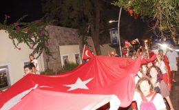 Bodrum’da 30 ağustos zafer bayramı coşkuyla kutlandı