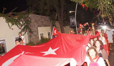 Bodrum’da 30 ağustos zafer bayramı coşkuyla kutlandı