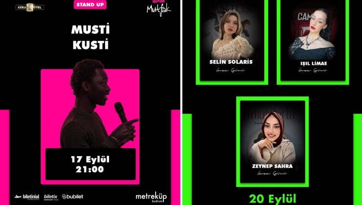 Metreküp Bodrum’da Eylül Programı Dolu Dolu Devam Ediyor