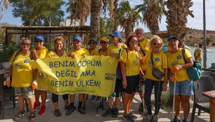 Dünya Temizlik Günü’nde(20 Eylül) Bodrum,Gümbet Sahili Temizlendi