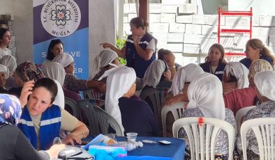 Muğla büyükşehir sağlık ekibi sahada