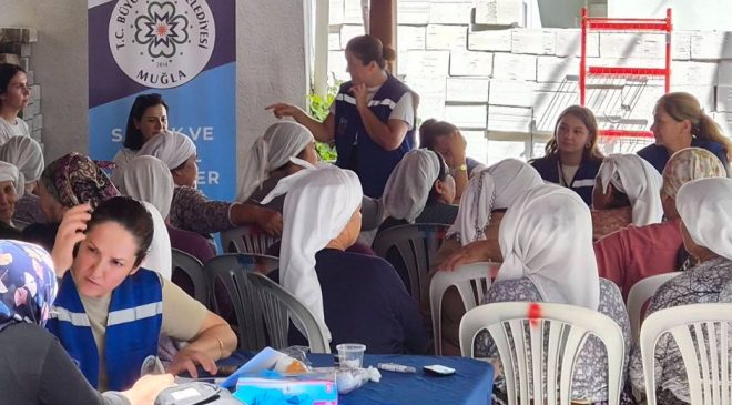 Muğla Büyükşehir Sağlık Ekibi Sahada