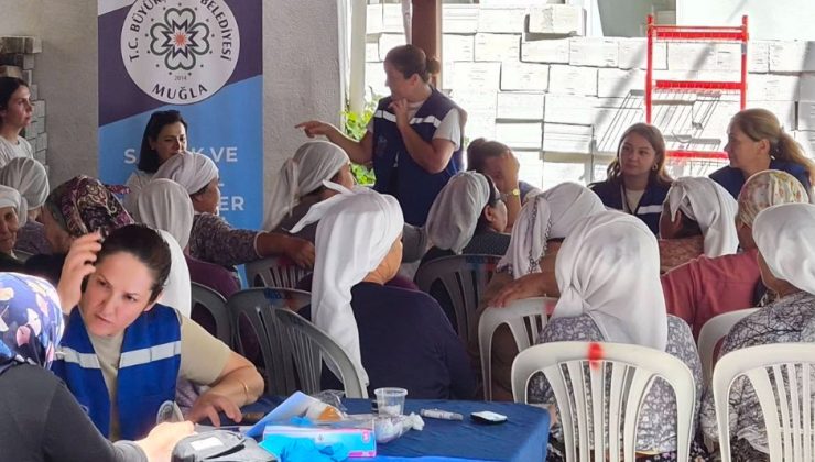 Muğla Büyükşehir Sağlık Ekibi Sahada