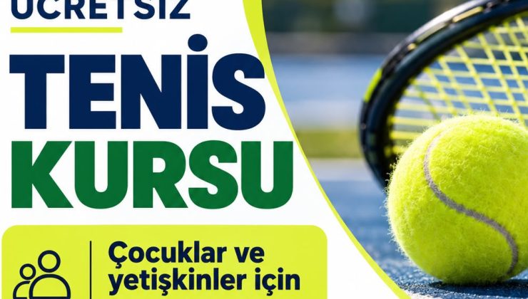 Bodrum’da Ücretsiz Tenis Kursu Başlıyor