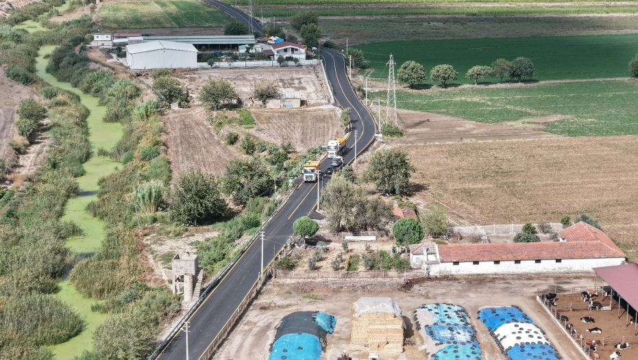 Milasta 58 kilometrelik yol calismasi tamamlandi 3