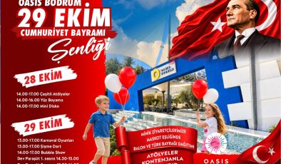 29 eki̇m cumhuri̇yet bayrami coşkusu oasi̇s bodrum’da